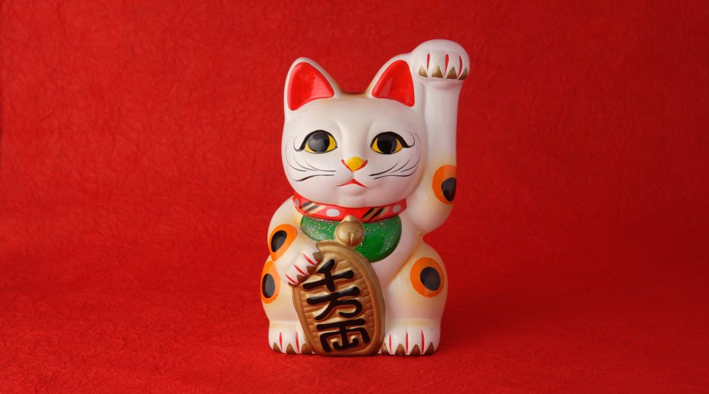 lucky cat 3d decoration